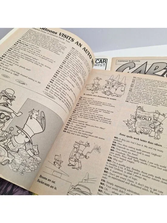 CARtoons Magazine Poster Calendar Monster Truck Oct Dec 89 Aug 91 Vintage Lot - Picture 10 of 16